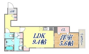 クリエオーレ加島の物件間取画像